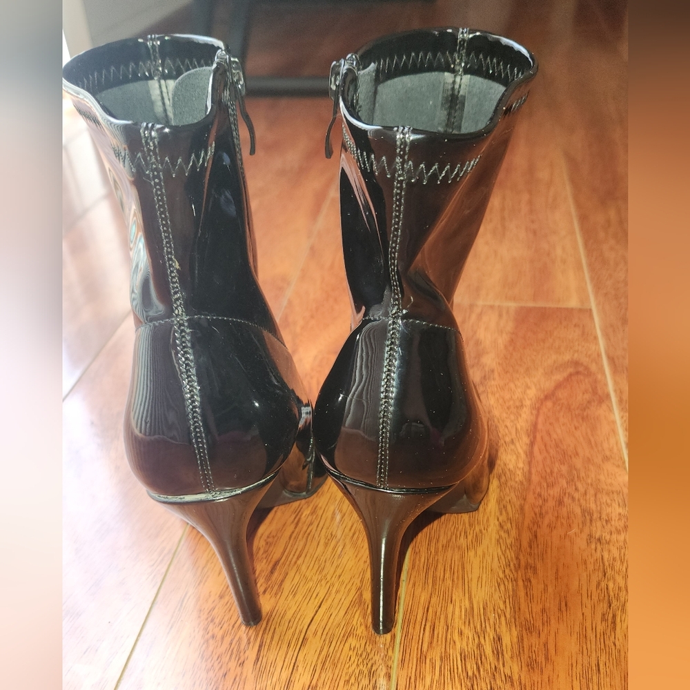 Stretch Pointed Toe Heel Bootie - image 3